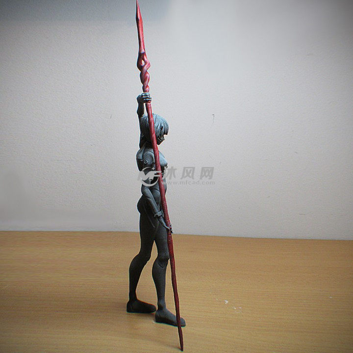 EVA绫波丽侧视图