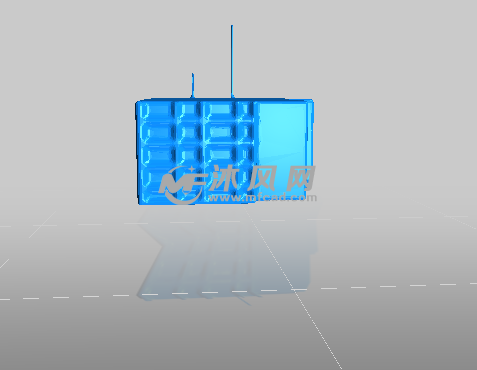 大楼模型正视图