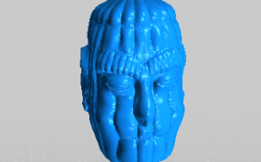 南瓜脸的轴测图