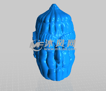 南瓜脸的轴测图