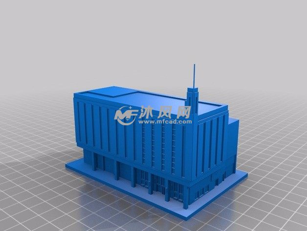 行政大楼的轴测图