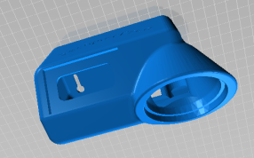 应急探照灯的俯视图