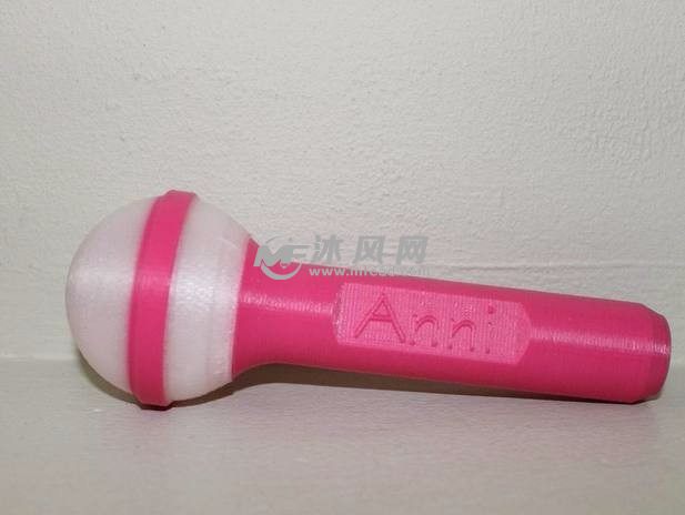 话筒的打印实物