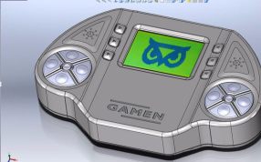 游戏机的渲染图