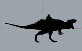 恐龙打印模型网格