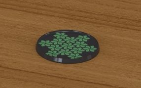 杯垫的打印成品