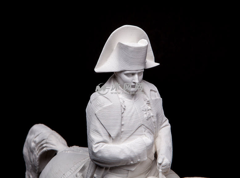 打印后的头部细节