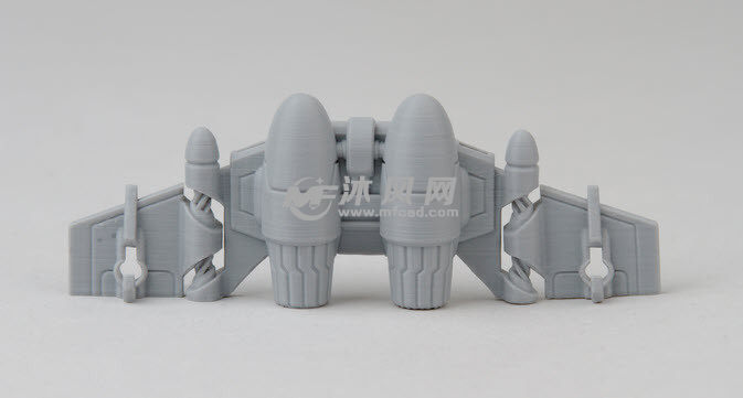 喷气背包打印出立式主体图