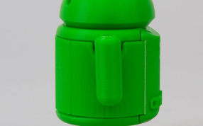 安卓机器人折叠后的侧面