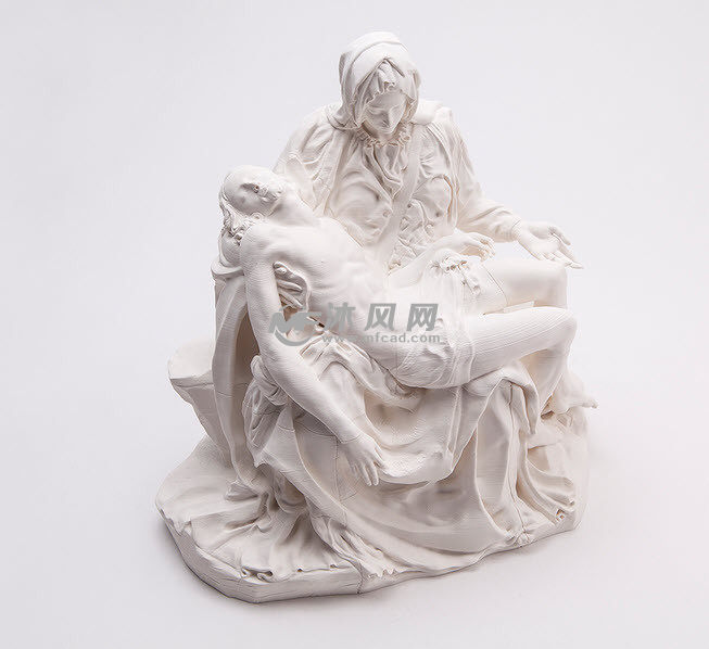 皮埃塔雕像左侧特写