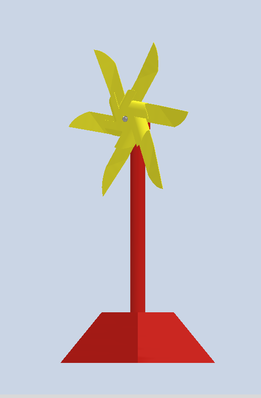 简易小风车模型
