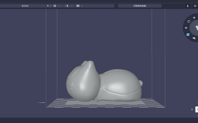 喵咪老师侧视图