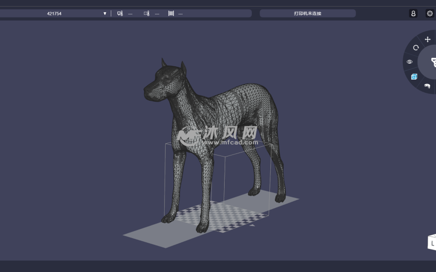 狼狗斜二测视图