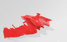 星舰——罗慕兰号细节图