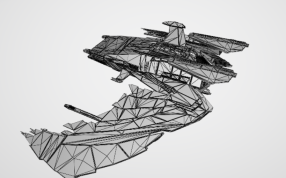 星舰——罗慕兰号线框图