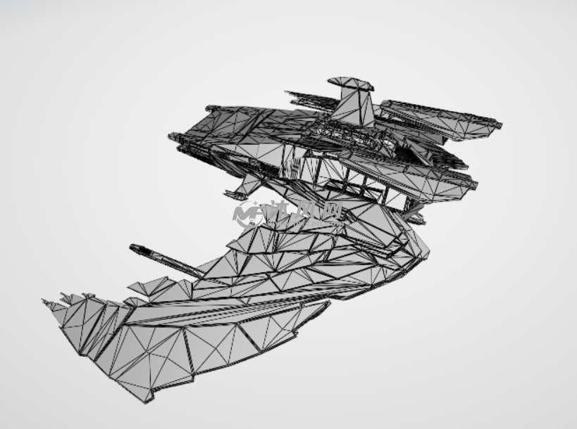 星舰——罗慕兰号线框图