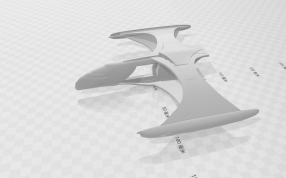 星际迷航罗慕兰霍罗级v2侧视图