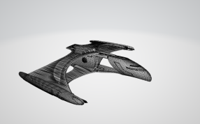 星际迷航罗慕兰霍罗级v2线框图