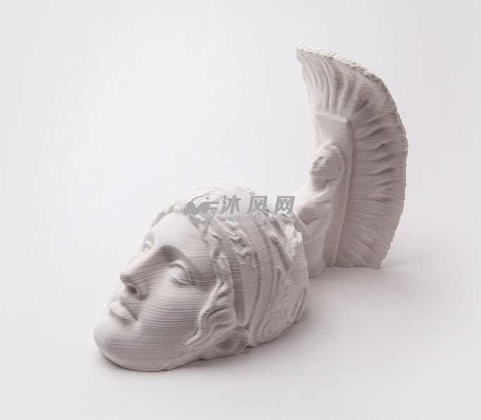 战神阿瑞斯左侧轴测视图特写