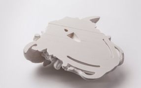 蛇发女怪美杜莎头像背面特写