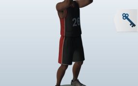 篮球运动员投篮