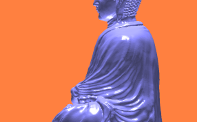 佛祖stl模型侧面