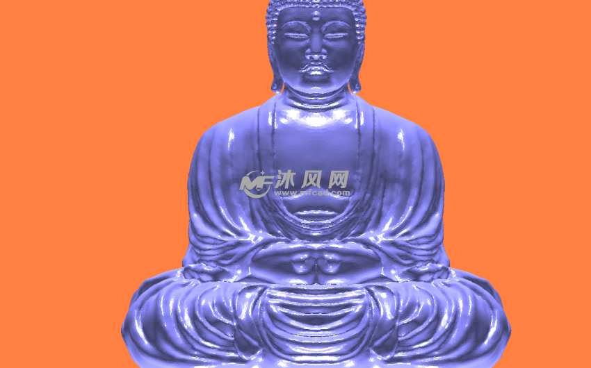 佛祖stl模型正面