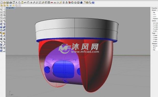 监控摄像头外形