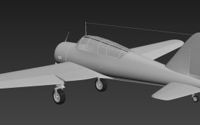 立川99教练机飞机模型