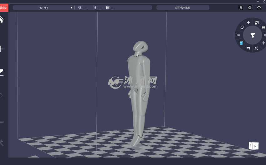 人体模型斜二测图