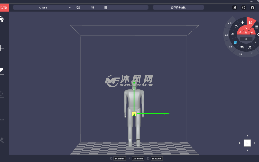 人体模型正视图