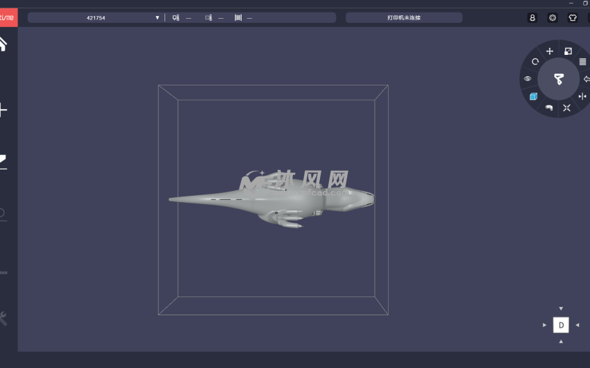 霸王龙模型底视图