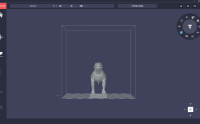 霸王龙模型正视图
