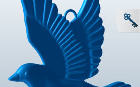 鸽子圣诞装饰品