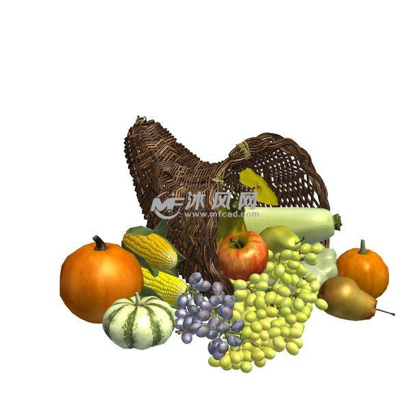 装满食物的篮子