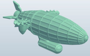 蒸汽朋克车辆飞船