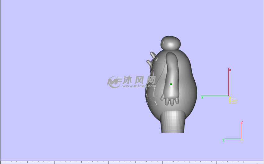 预览（大白人物浮雕）镂空