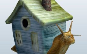 蜗牛和玩具房子