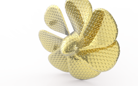 黄色颗粒面渲染