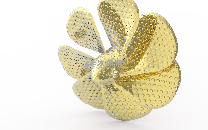 黄色颗粒面渲染