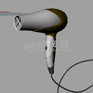 吹风机侧视图