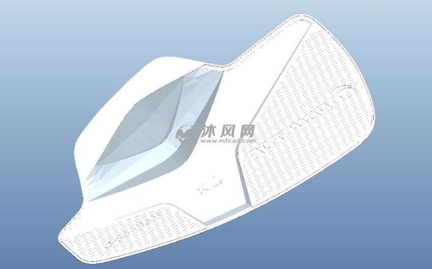 五金铭牌模型背视图