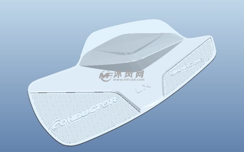 五金铭牌模型正视图