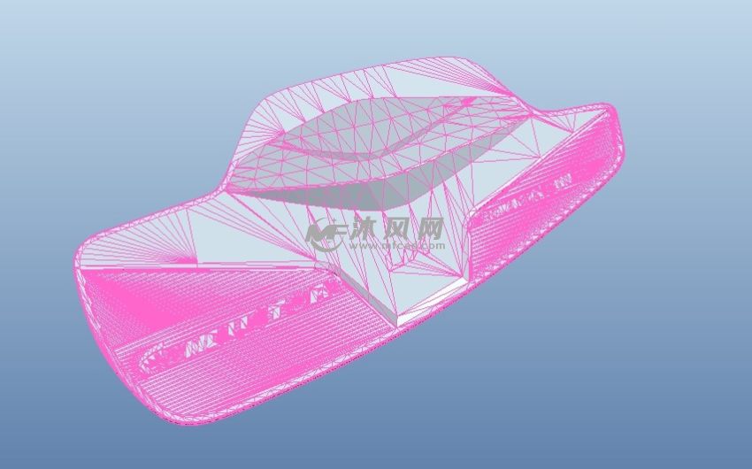 五金铭牌模型STL视图