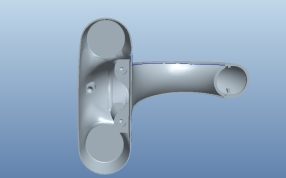 水龙头五金底部视图