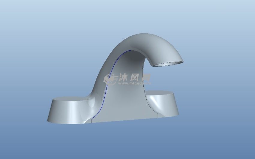 水龙头五金正视图