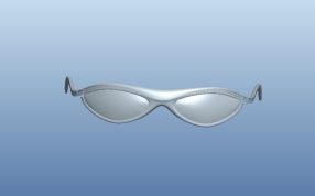 防蓝光眼镜正视图