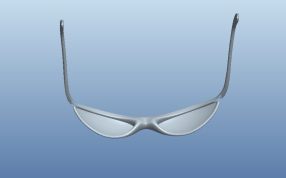 防蓝光眼镜背视图