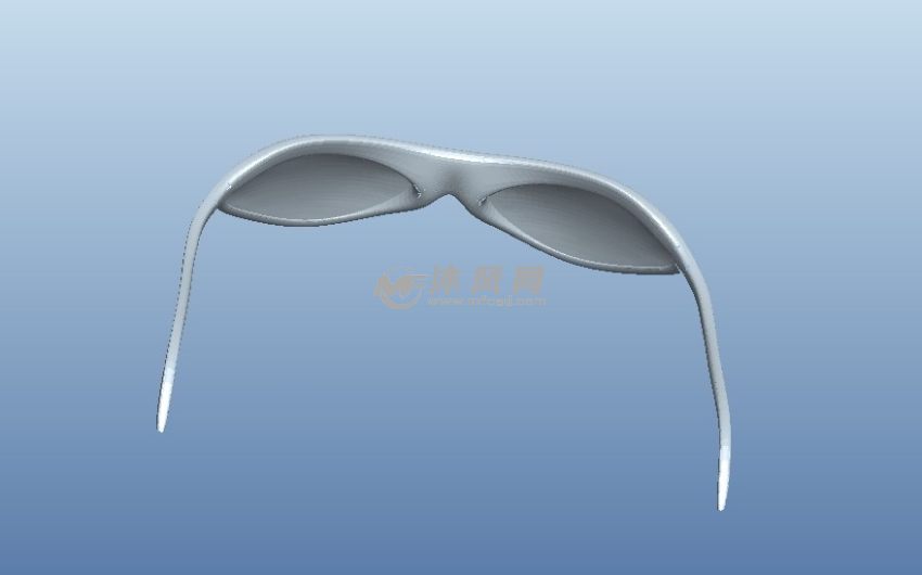 防蓝光眼镜俯视图