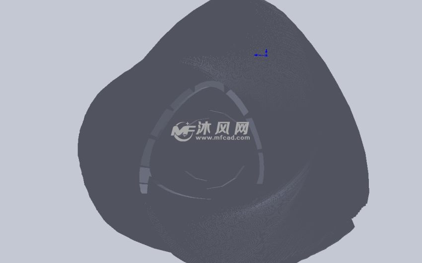 上海中心大厦俯视